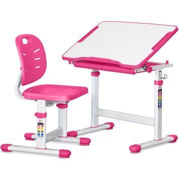 Комплект Evo-kids (стіл+стілець) Evo-06 Ergo Pink (арт. Evo-06 Ergo PN) Evo-06 Ergo PN фото
