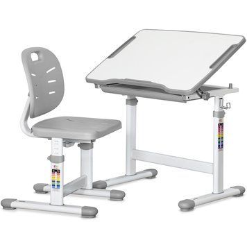 Комплект Evo-kids (стіл+стілець) Evo-06 Ergo Grey (арт. Evo-06 Ergo G) Evo-06 Ergo G фото