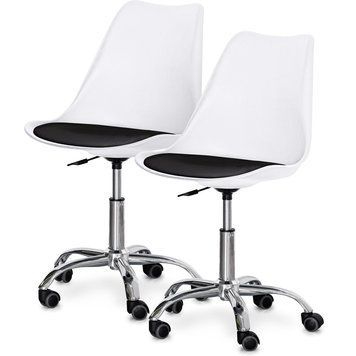 Комплект (2шт) кресло Evo-Kids Capri White / Black (арт H-231 W/B -Х2) H-231 W/B -X2 фото