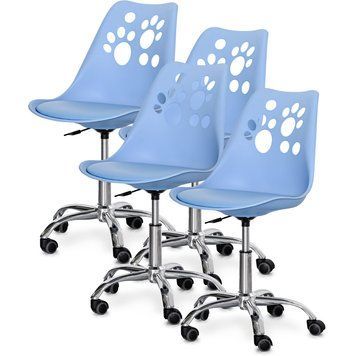 Комплект (4шт) детское кресло Evo-Kids Indigo Blue (арт H-232 BL/BL -Х4) H-232 BL/B L-X4 фото