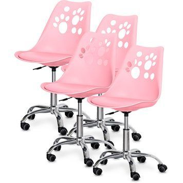 Комплект (4шт) детское кресло Evo-Kids Indigo Pink (арт H-232 PN/PN -Х4) H-232 PN/PN- X4 фото