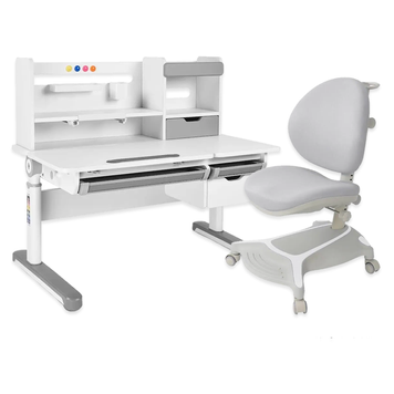Комплект мебели FunDesk Sentire Grey + FunDesk Adonis Grey 7657698-800819 фото