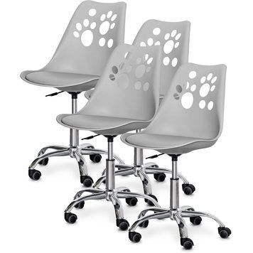 Комплект (4шт) детское кресло Evo-Kids Indigo Grey (арт H-232 G/G -Х4) H-232 G/G -X4 фото