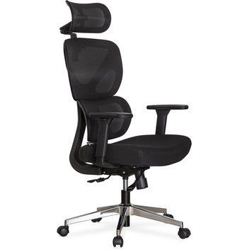Крісло Mealux D1 Air Fabric Black (арт. HF-D1 F/B) HF-D1 F/B фото