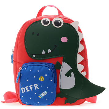 Детский рюкзак Evo-Kids Small Dino Red Black (арт. 2418-12 B Red Black Dino) 2418-12 Red Black Dino фото