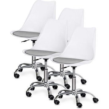 Комплект (4шт) кресло Evo-Kids Capri White / Grey (арт H-231 W/G -Х4) H-231 W/G- X4 фото