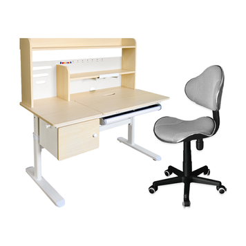 Дитячий стіл-трансформер Cubby Toru Grey + крісло FunDesk LST3 Grey 00230412 фото
