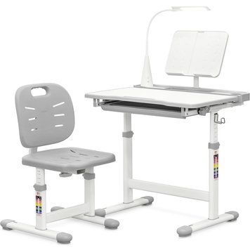 Комплект Evo-kids (стул+стол+полка+лампа) Evo-17 G Ergo (арт. Evo-17 G Ergo) Evo-17 G Ergo фото