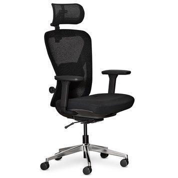 Крісло Mealux Q1 Air Fabric Black (арт HF-Q1 F/B) HF-Q1 F/B фото