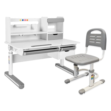 Комплект парта-трансформер Fundesk Sentire Grey + кресло FunDesk SST3LS Grey 784065 фото
