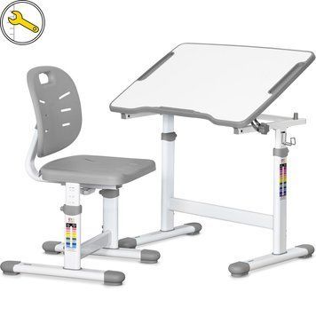 Комплект Evo-kids (стул+стол) Evo-03 Ergo Grey (арт. Evo-03 Ergo G) Evo-03 Ergo G фото