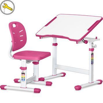 Комплект Evo-kids (стул+стол) Evo-03 Ergo Pink (арт. Evo-03 Ergo PN) Evo-03 Ergo PN фото