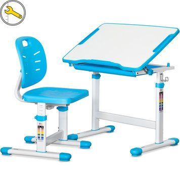 Комплект Evo-kids (стол+стул) Evo-05 Ergo Blue (арт. Evo-05 Ergo BL) Evo-05 Ergo BL фото