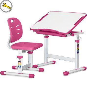 Комплект Evo-kids (стол+стул) Evo-05 Ergo Pink (арт. Evo-05 Ergo PN) Evo-05 Ergo PN фото