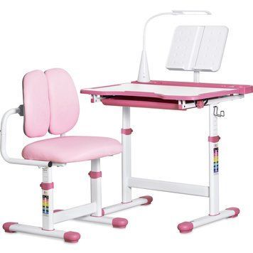 Комплект мебели Evo-kids (стол+стул+полка+лампа) BD-23 PN BD-23 PN фото