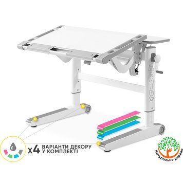 Детский стол Mealux Ergowood L Multicolor W (арт. BD-810 W/MC) BD-810 W/MC фото