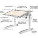 Детский стол Mealux Ergowood L Multicolor TG Energy (арт. BD-810 TG/MC Energy) BD-810 TG/MC Energy фото 2