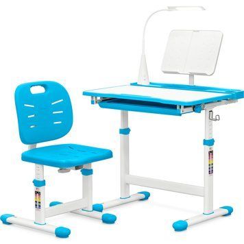Комплект Evo-kids (стул+стол+полка+лампа) Evo-17 BL Ergo (арт. Evo-17 BL Ergo) Evo-17 BL Ergo фото