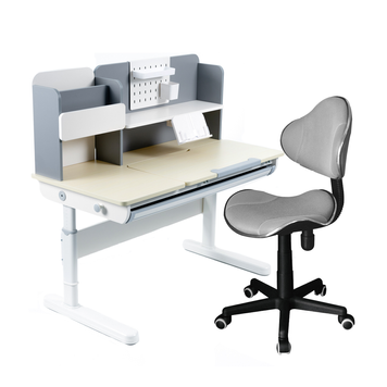 Парта FunDesk Ginepro Grey + Крісло FunDesk LST3 Grey 200340 фото