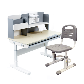 Парта FunDesk Ginepro Grey + Крісло FunDesk SST3LS Grey 200341 фото